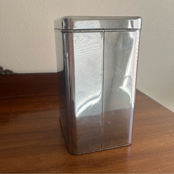 coffee-sugar-flour vintage crome canisters - Picture 11 of 16